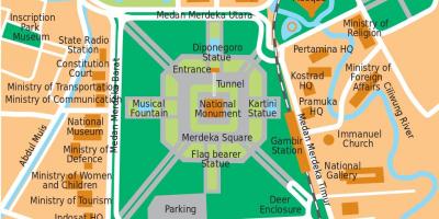 Harta e zyrës Xhakartë