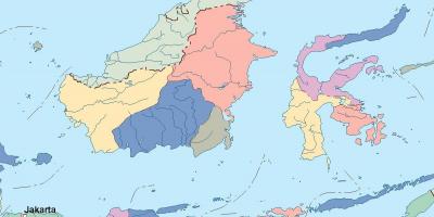 Harta e Xhakartë hartë vektoriale