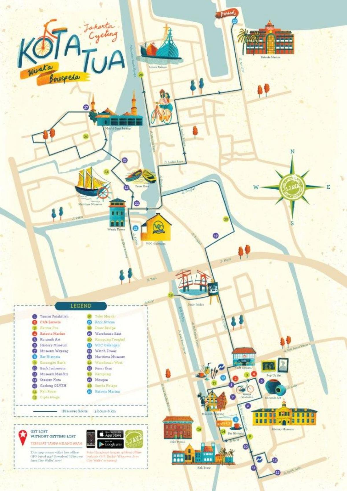 harta e kota Xhakartë