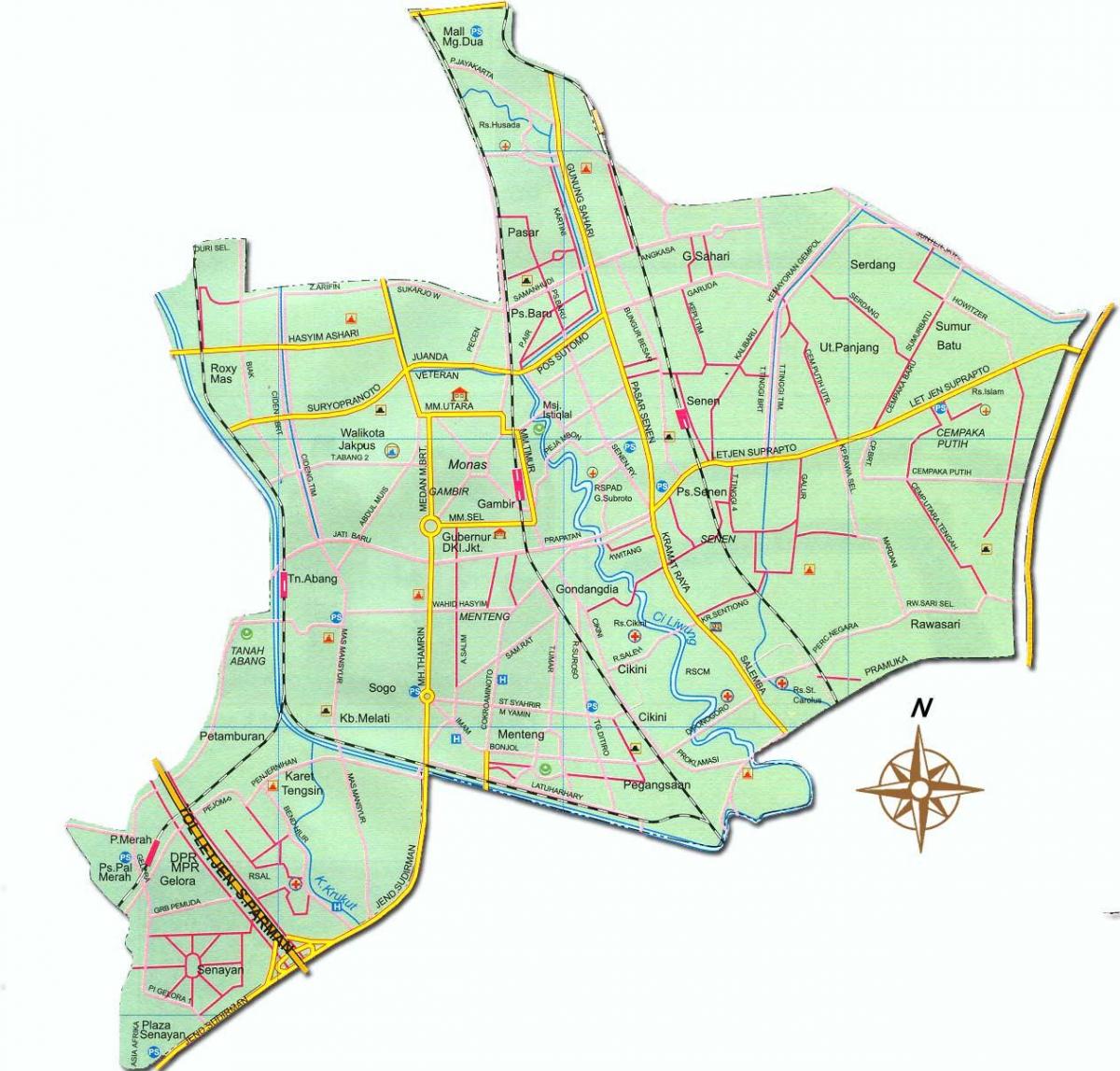 harta e Xhakartë pusat