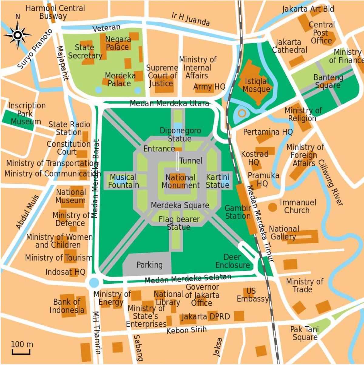 harta e zyrës Xhakartë