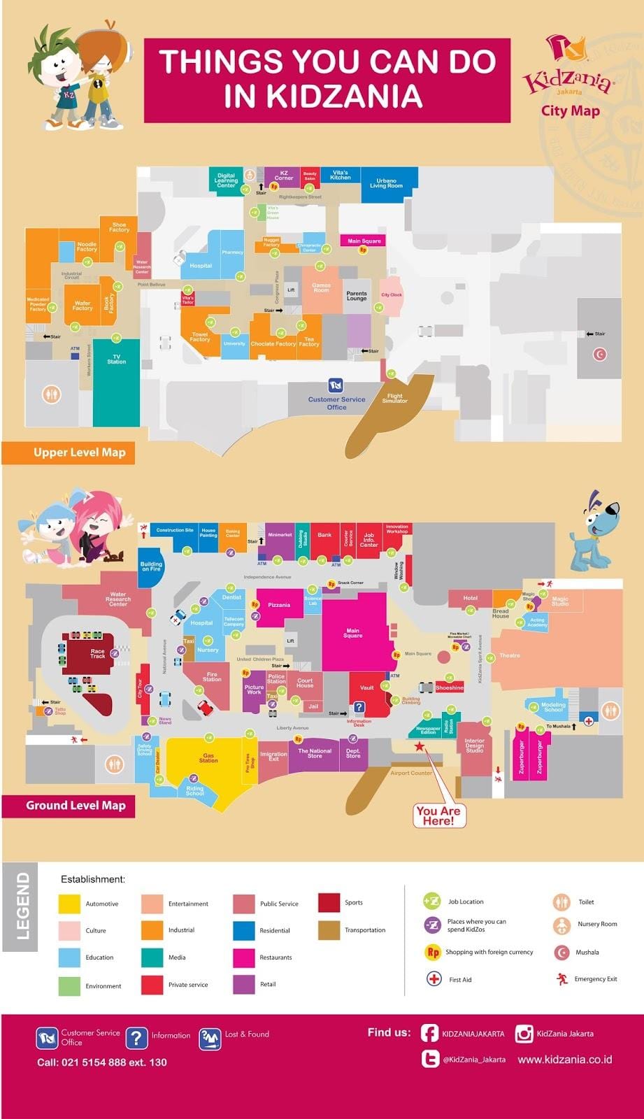 harta e kidzania Xhakartë