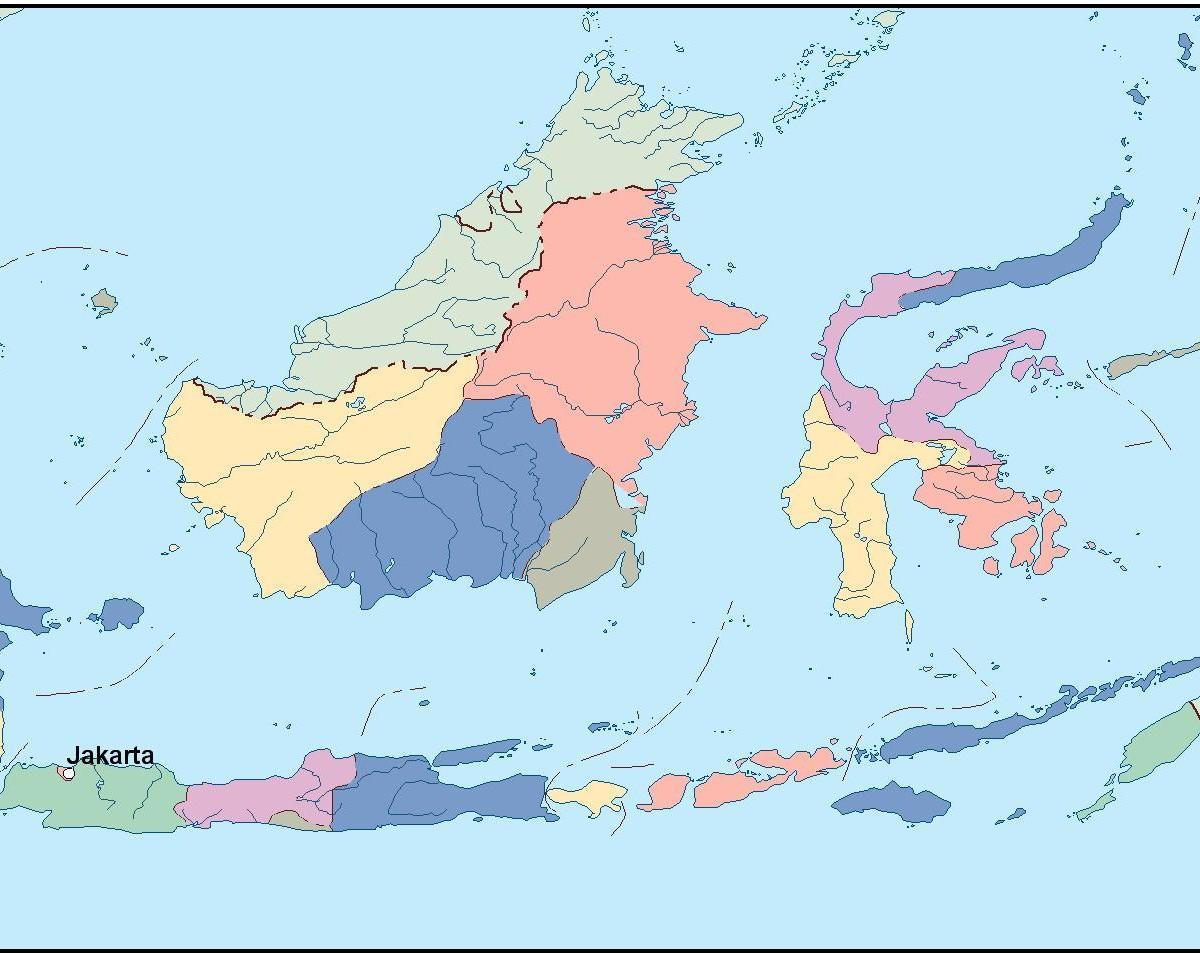 harta e Xhakartë hartë vektoriale