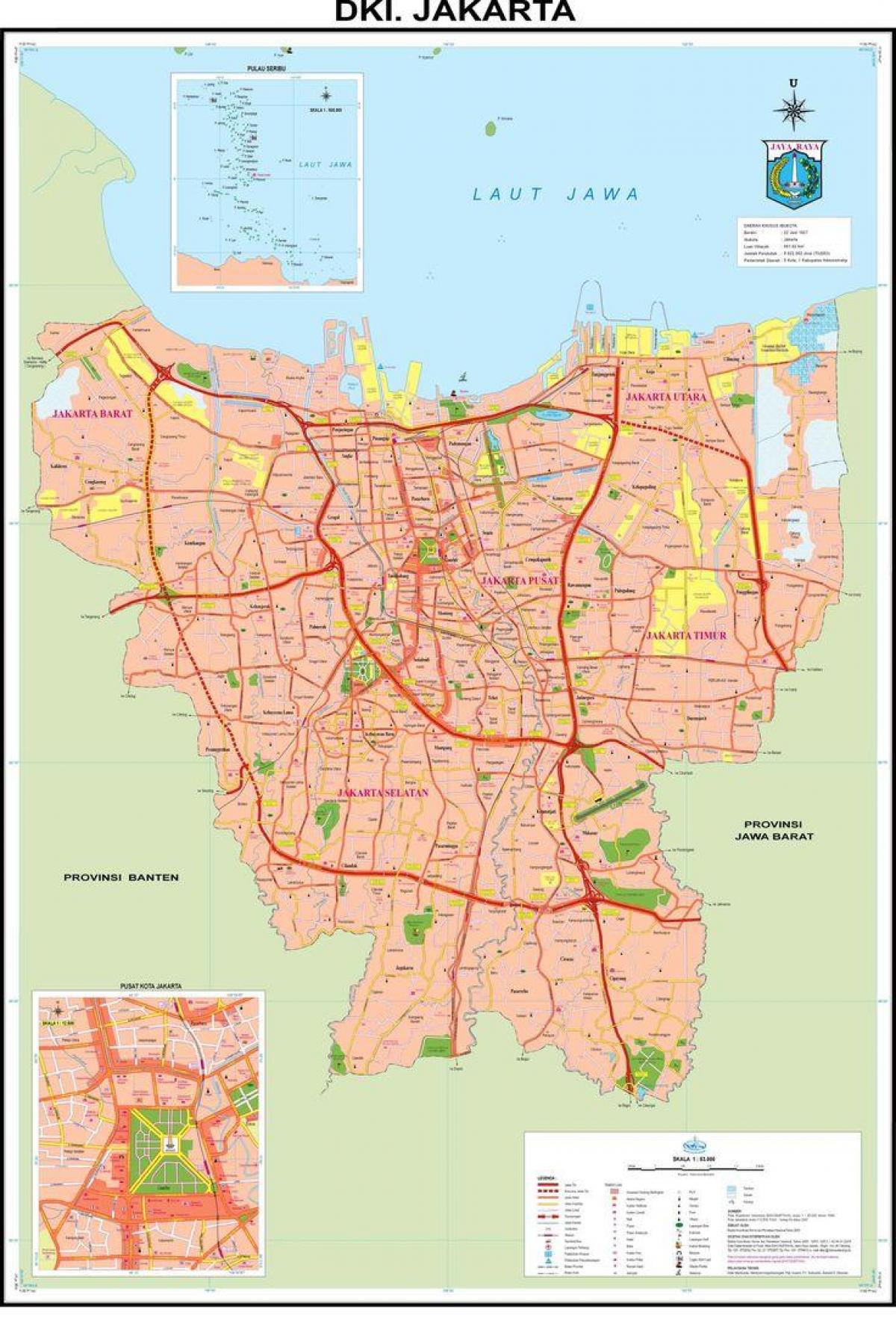 harta e Xhakartë qytetin e vjetër