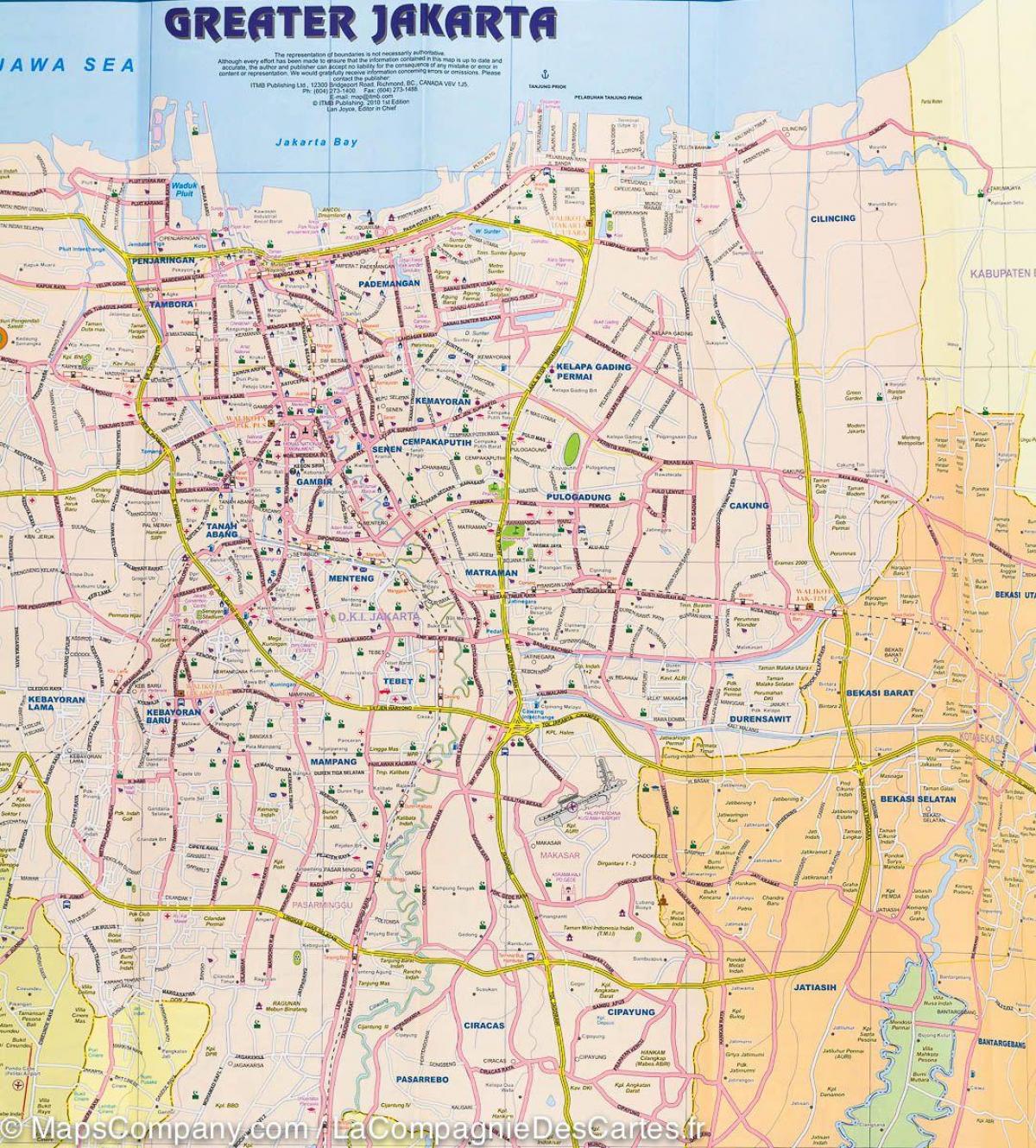 harta e Xhakartë rrugë