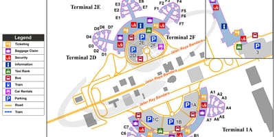 Cgk aeroporti hartë